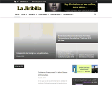 Tablet Screenshot of lajiribilla.com.mx